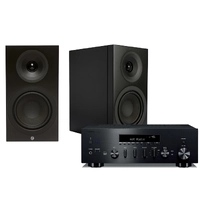 Yamaha R-N600A / SA Signature 5 Stereopakke - Sort