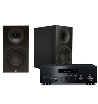 Yamaha R-N600A / SA Signature 5 Stereopakke - Sort