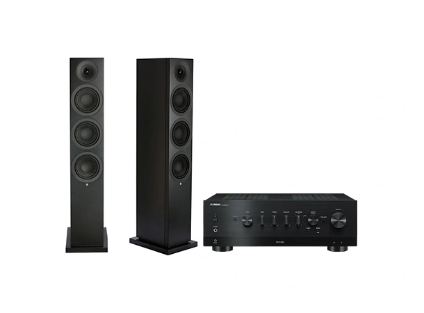 Yamaha R-N800A / SA Signature 40 Stereopakke - Sort 