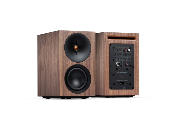 Cambridge Audio L/R S - Valnøtt Aktive høyttalere m/HDMI 