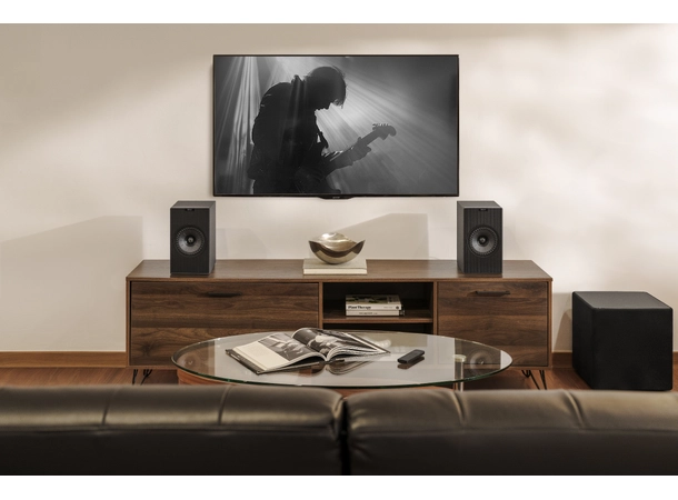 KEF Coda W - Dark Titanium Trådløse høyttalere m/HDMI 