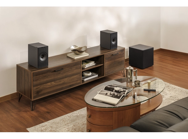 KEF Coda W - Dark Titanium Trådløse høyttalere m/HDMI 