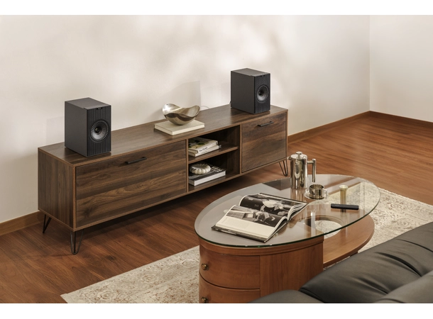 KEF Coda W - Dark Titanium Trådløse høyttalere m/HDMI 