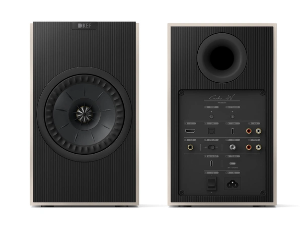 KEF Coda W - Nickel Grey Trådløse høyttalere m/HDMI 