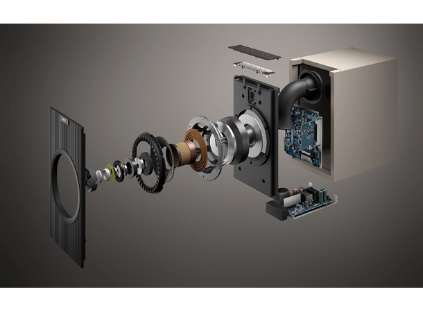 KEF Coda W - Nickel Grey Trådløse høyttalere m/HDMI 