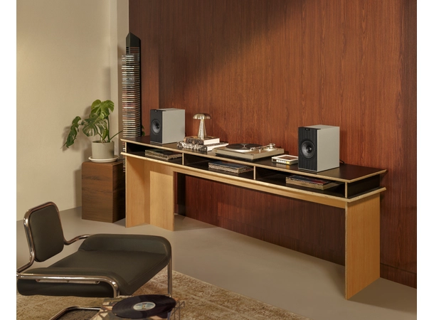 KEF Coda W - Nickel Grey Trådløse høyttalere m/HDMI 