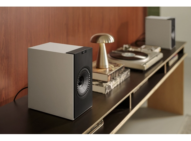 KEF Coda W - Nickel Grey Trådløse høyttalere m/HDMI 
