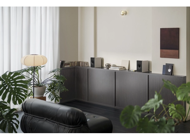 KEF Coda W - Nickel Grey Trådløse høyttalere m/HDMI 