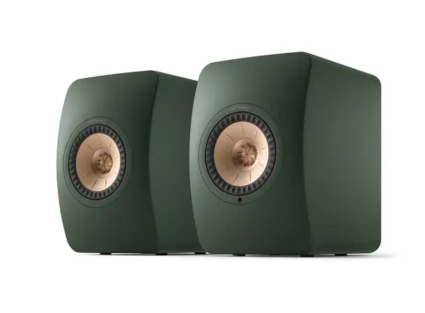 KEF LS50 Wireless II - Moss Green Aktive trådløse høyttalere 