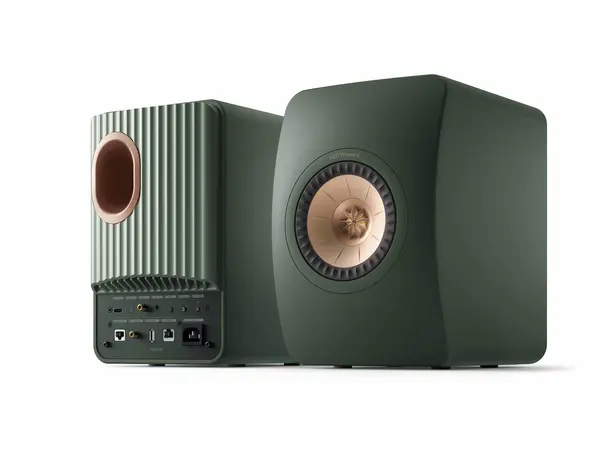 KEF LS50 Wireless II - Moss Green Aktive trådløse høyttalere 