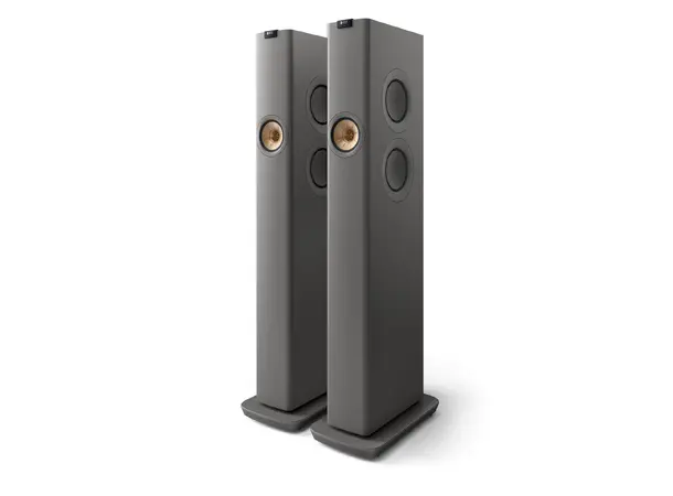 KEF LS60 Wireless - Titanium grey Aktive trådløse høyttalere 