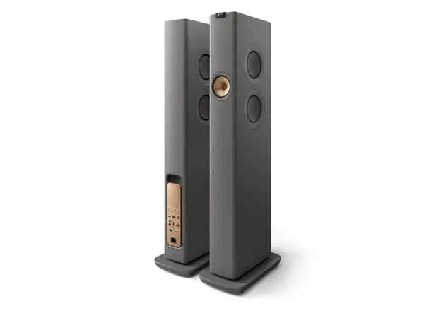 KEF LS60 Wireless - Titanium grey Aktive trådløse høyttalere 