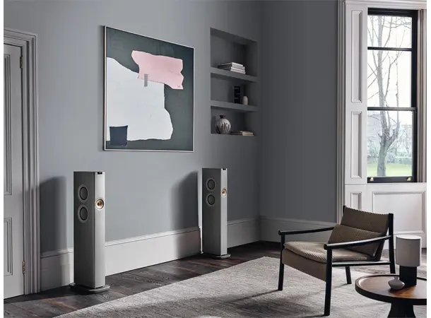 KEF LS60 Wireless - Titanium grey Aktive trådløse høyttalere 