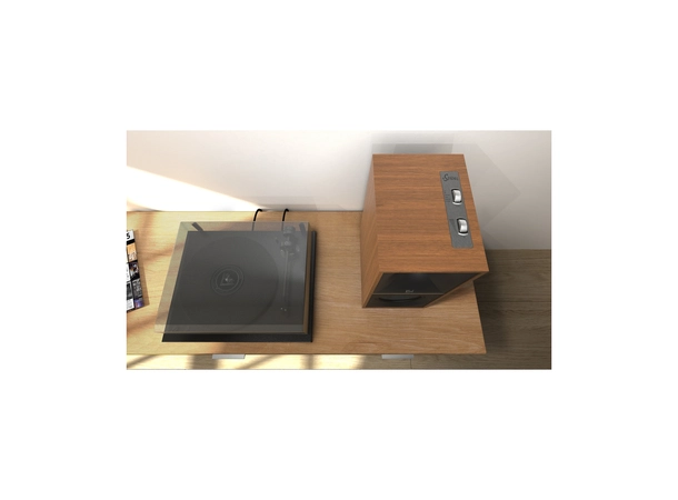 Klipsch The Sevens - Valnøtt Aktive høyttalere m/HDMI 
