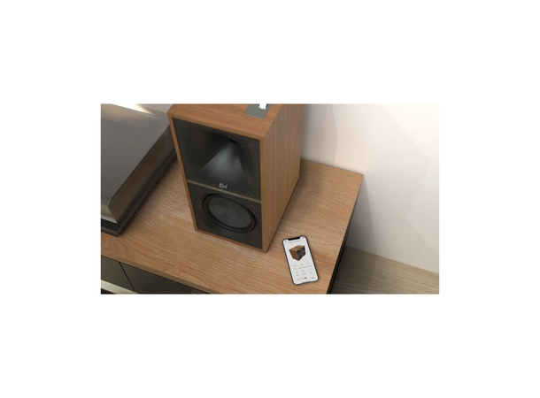 Klipsch The Sevens - Valnøtt Aktive høyttalere m/HDMI 