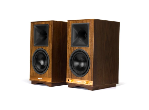 Klipsch The Sixes / Rega Planar 1 Aktive høyttalere og platespiller - Hvit 