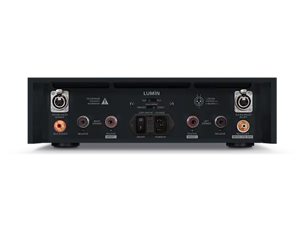 Lumin AMP - Sort High-end effektforsterker 