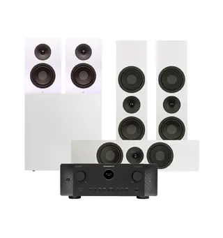Marantz Cinema 60 / SA Signature 10 5.1 Pakke med receiver og høyttalere - Hvit