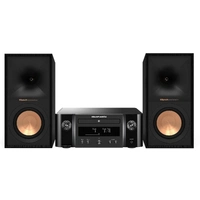 Marantz M-CR612 / Klipsch R-50M - Sort Stereopakke med radio og cd-spiller