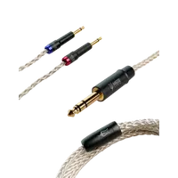 Meze 2x 3,5mm - 6,3 mm kabel Sølvbelagt PCUHD - 2,5 meter
