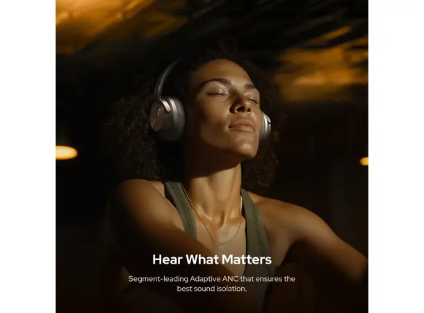 Noise - Sound by Bose - Master Buds Max Over-ear hodetelefoner med ANC - Sort 
