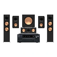 Onkyo TX-NR6050 / Klipsch R-800F 5.1 5.1 pakke med receiver og høyttalere