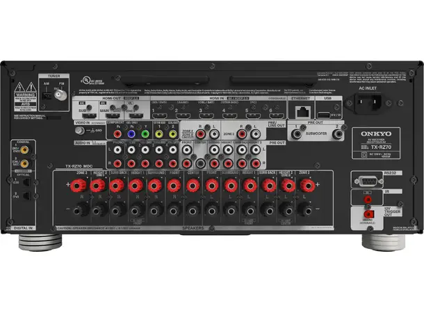 Onkyo TX-RZ70 Hjemmekinoreceiver, 11.2 kanaler, 140W 