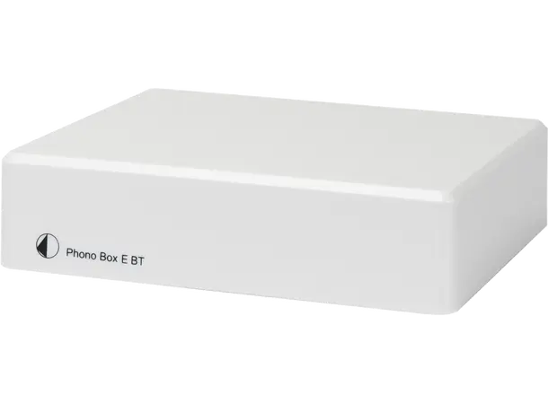 Pro-Ject Phono Box E BT5 - Hvit MM RIAA-trinn med Bluetooth 