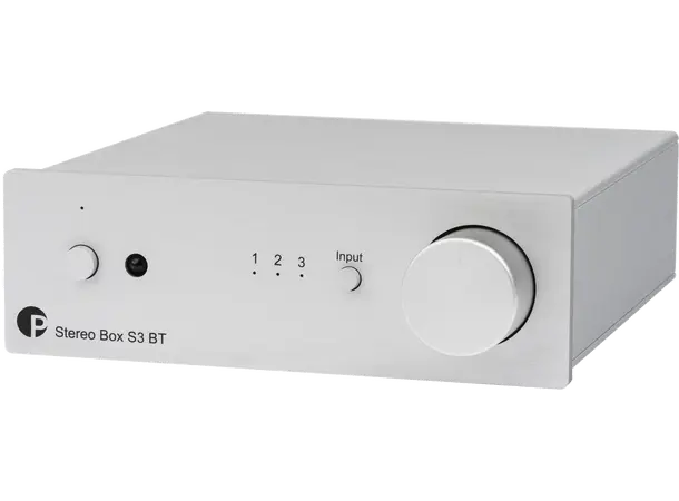 Pro-Ject Stereo Box S3 BT - Sølv Kompakt stereoforsterker med Bluetooth 