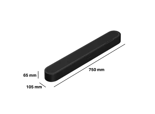 Sonos Beam Ultra - Sort Lydplanke med Dolby Atmos 