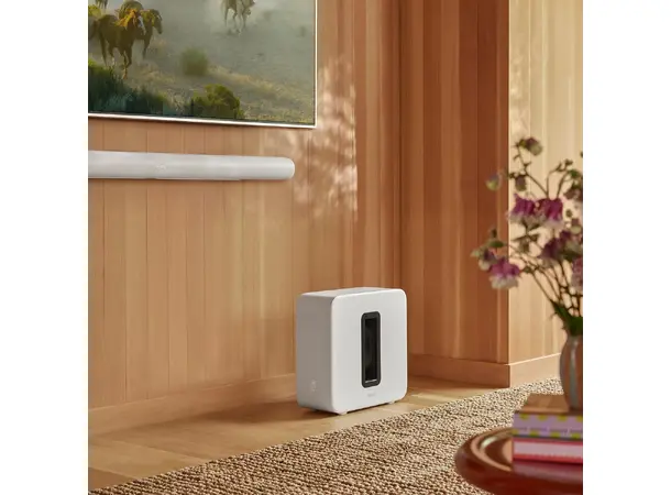 Sonos Sub 4 - Hvit Trådløs subwoofer 