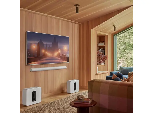 Sonos Sub 4 - Hvit Trådløs subwoofer 