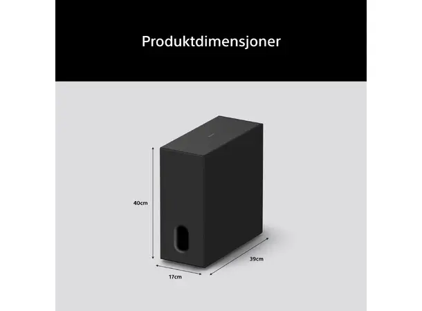 Sony Bravia Theatre Sub 8 Trådløse subwoofer 