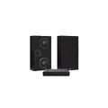 System Audio Silverback 7.2 DS - Sort Aktive vegghøyttalere m/Stereo Hub HT