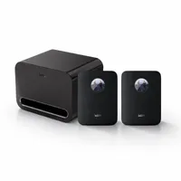 Wiim Sound / Wiim Sub Pro - Sort Stereopakke med trådløse høyttalere