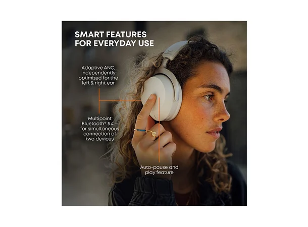 Beyerdynamic Aventho 300 - Grå Trådløs over-ear hodetelefon med ANC 