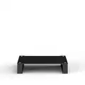 Blok Stax 2G 120 hylle - Sort piano Med hylle i sort glass