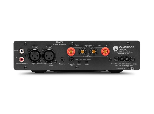 Cambridge MXN10 / MXW70 Streamer, DAC og Effektforsterker 