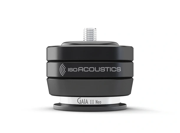 Isoacoustics Gaia II Neo - Black 4 stk - høyttalerføtter, opp til 54 kg 