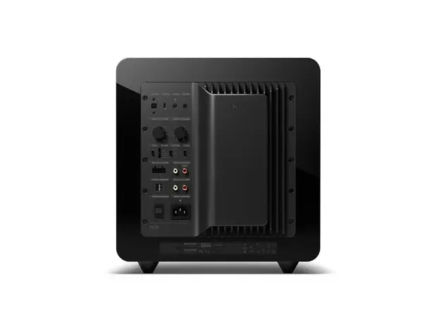 KEF KC92 - Sort høyglans Subwoofer 2x9" - Force cancelling 