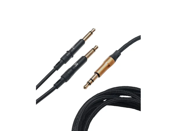 Meze 99 Classics kabel sort/gull 3 m kabel 