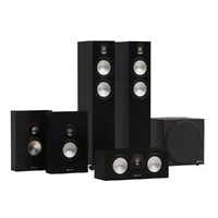 Monitor Audio Bronze 300 7G 5.1 -  Sort Hjemmekinopakke 5.1