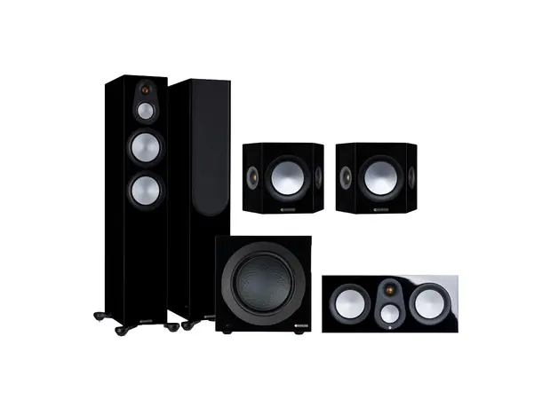 Monitor Audio Silver 300 7G 5.1 pakke Silver300, C250, FX, Vestra W12 