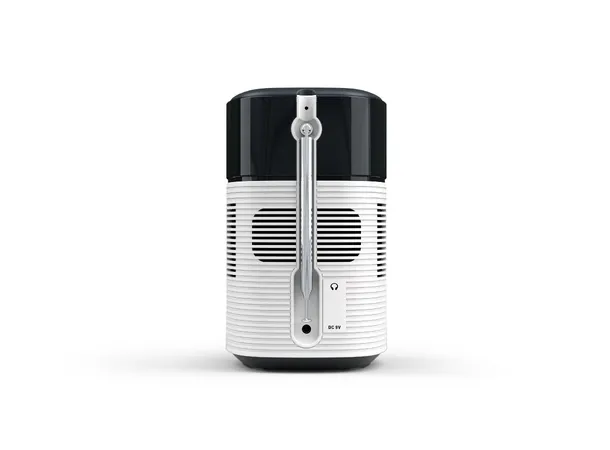 Pinell North - Ice White Dab-radio med Bluetooth og Wi-Fi 