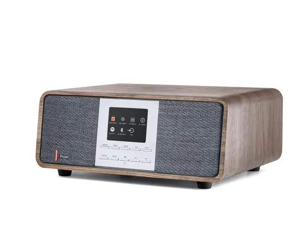 Pinell Supersound 501 - Valnøtt Dab-radio med Bluetooth og Wi-Fi 