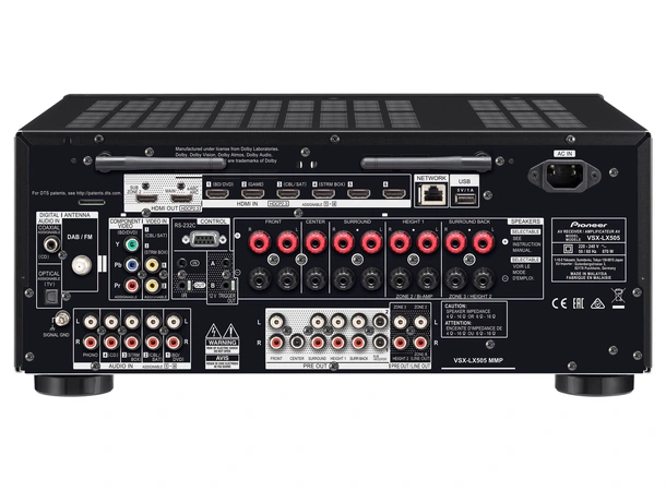Pioneer VSX-LX505 Hjemmekinoreceiver 