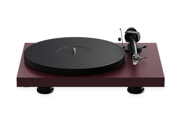 Pro-Ject Debut EVO 2 - Vinrød matt Platespiller med Pick it EVO MM pickup 