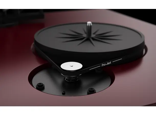 Pro-Ject Debut EVO 2 - Vinrød matt Platespiller med Pick it EVO MM pickup 