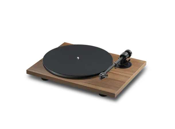 Pro-Ject E1.2 Phono - Valnøtt Platespiller med innebygget Riaa-trinn 