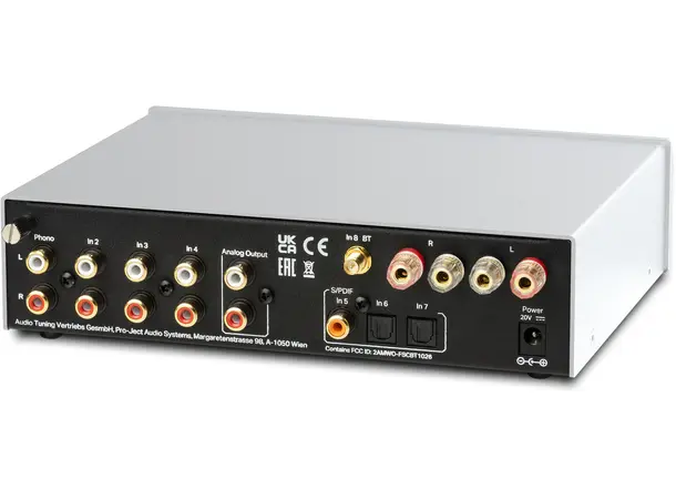 Pro-Ject Maia S3 - Sort Stereoforsterker med DAC og Bluetooth 